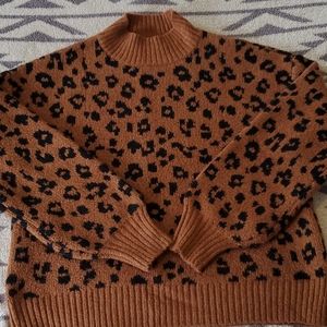 Old Navy leopard print sweater